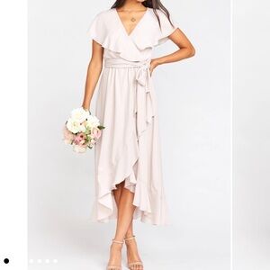 NWOT Show Me Your Mumu Jess Ruffle Midi Dress